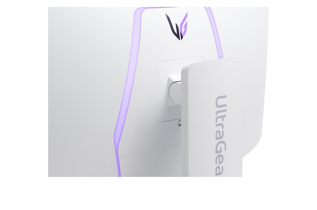 close-up view of the rear emblem