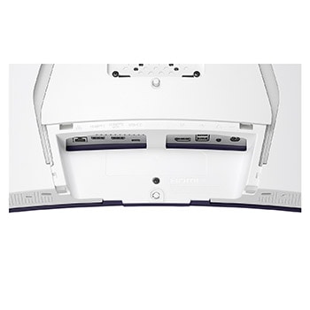 close-up view of ports