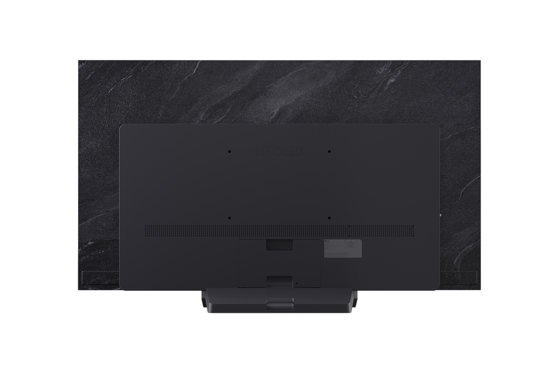 Rear view of LG OLED evo AI C5E 4K Smart TV.