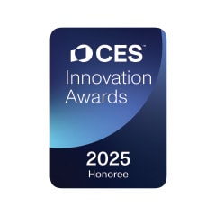Insignia de los CES Innovation Awards con mención a 2025 Honoree.