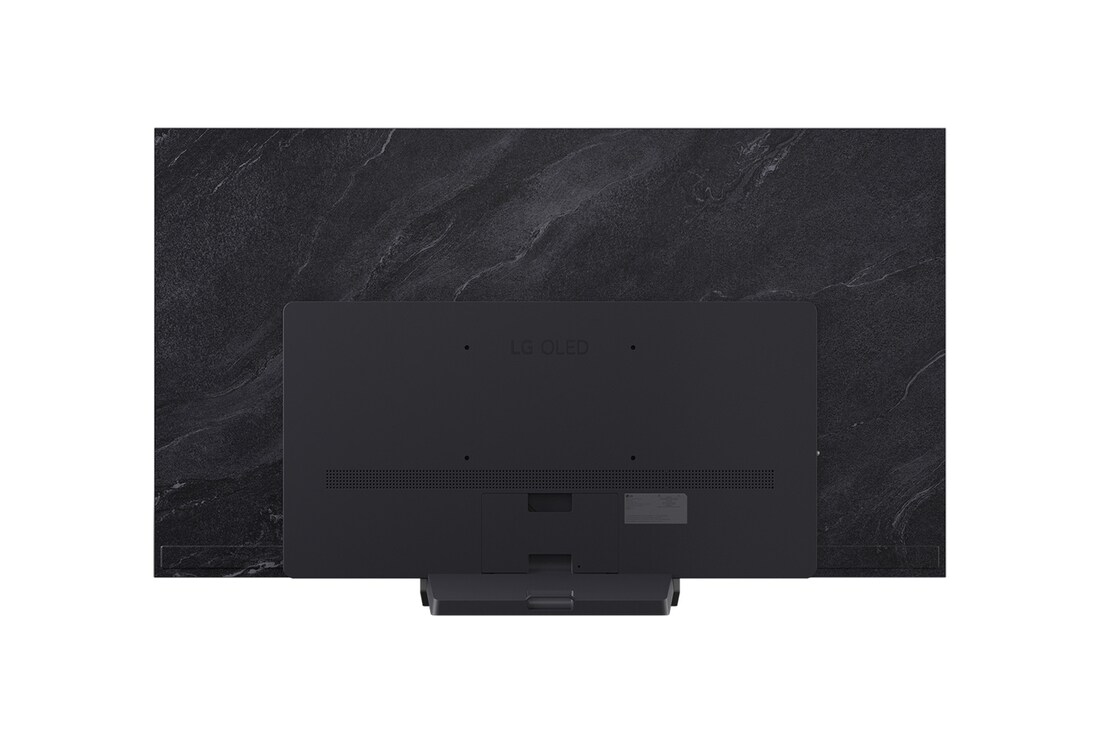 Rear view of LG OLED evo AI C5E 4K Smart TV.