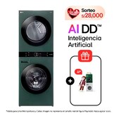LG WashTower de 22Kg lavado / 16Kg de secado, AI DD y ThinQ