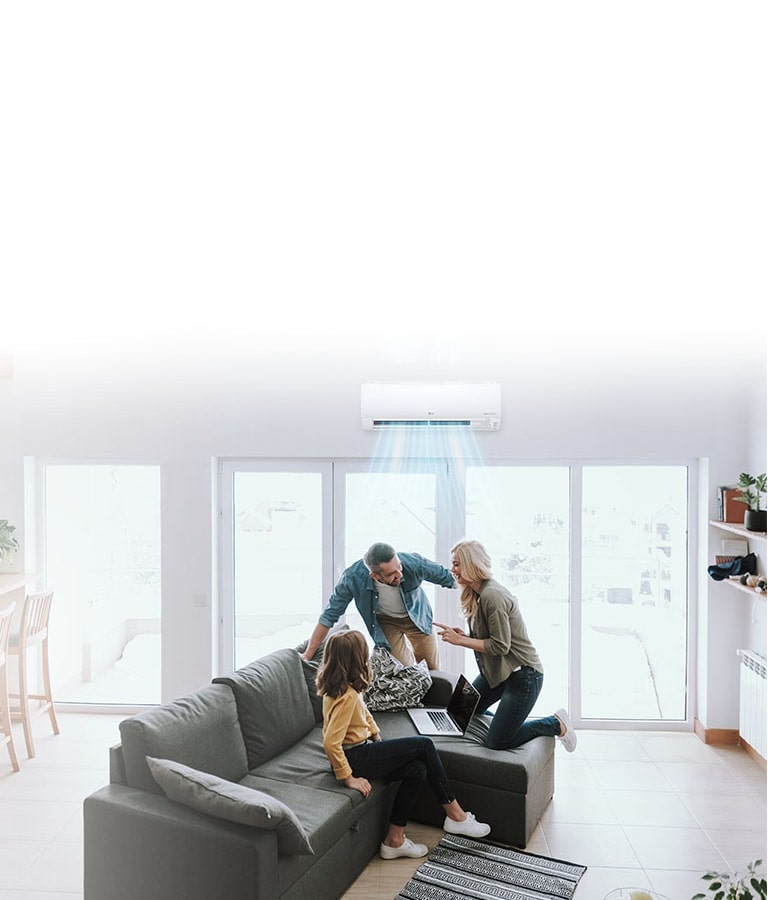 An image of a family having a good time in a living room