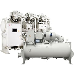 LG Oil-free Centrifugal Chiller is displayed second.