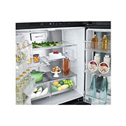 LG 20.8 cu. ft. French Door Refrigerator with Smart Inverter Compressor in Matte Black, RVF-X208MC