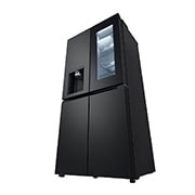LG 20.8 cu. ft. French Door Refrigerator with Smart Inverter Compressor in Matte Black, RVF-X208MC
