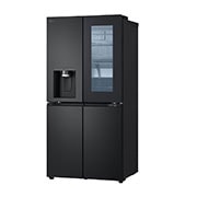 LG 20.8 cu. ft. French Door Refrigerator with Smart Inverter Compressor in Matte Black, RVF-X208MC