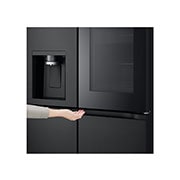 LG 20.8 cu. ft. French Door Refrigerator with Smart Inverter Compressor in Matte Black, RVF-X208MC