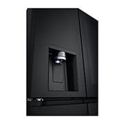 LG 20.8 cu. ft. French Door Refrigerator with Smart Inverter Compressor in Matte Black, RVF-X208MC