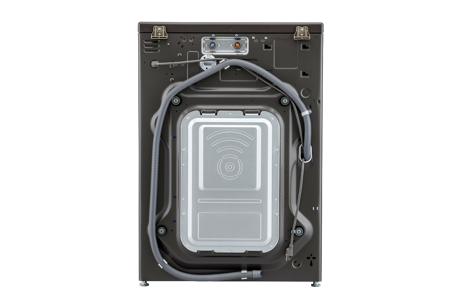 LG Front Load Washer with AI DD™ and TurboWash 360˚, F2721HVRBC