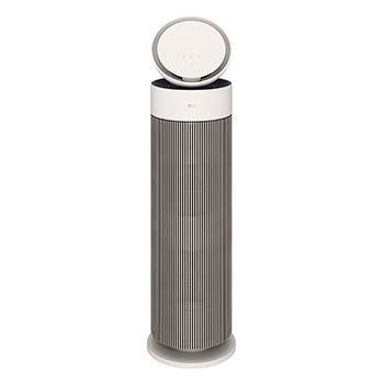 Front view of the LG PuriCare™ AeroBooster Pet Air Purifier {AS55GGSY0.AHK}