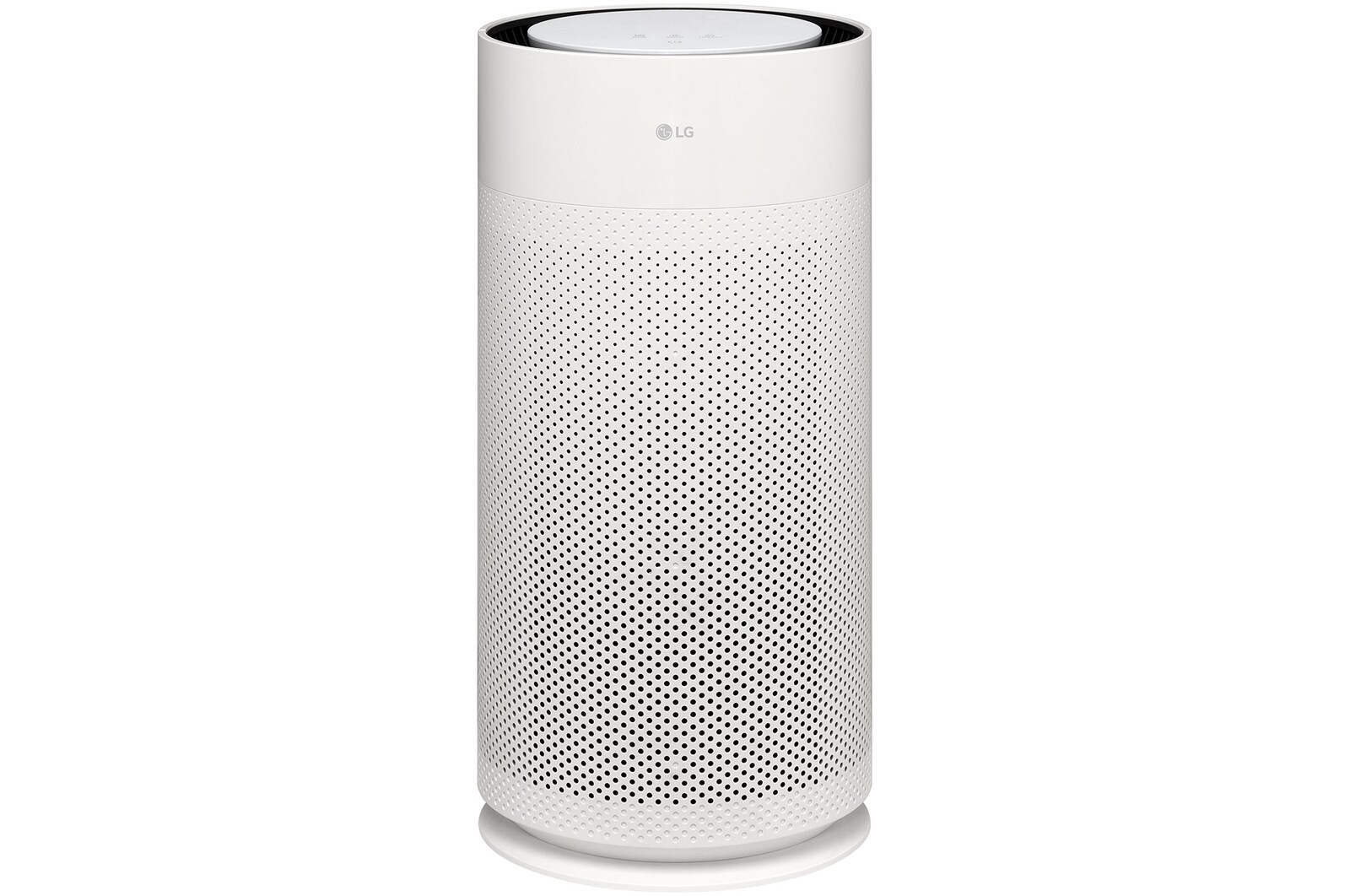 Front view of the LG PuriCare™ AeroHit Air Purifier AS35GGW10.APH