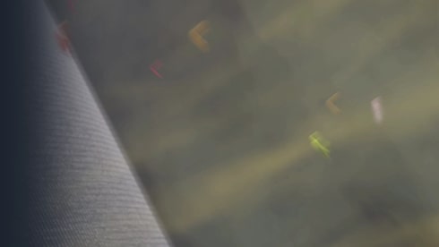 This is a video showing the V Filter inside the LG PuriCare AeroBooster removing viruses and dust.