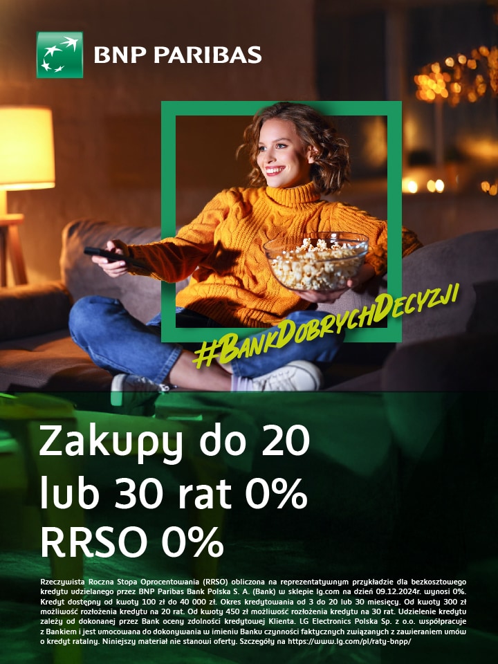 Zakupy z ratami 0% w BNP Paribas 