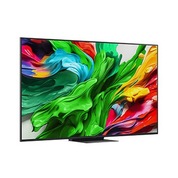 Widok z tyłu na telewizor LG QNED evo QNED85