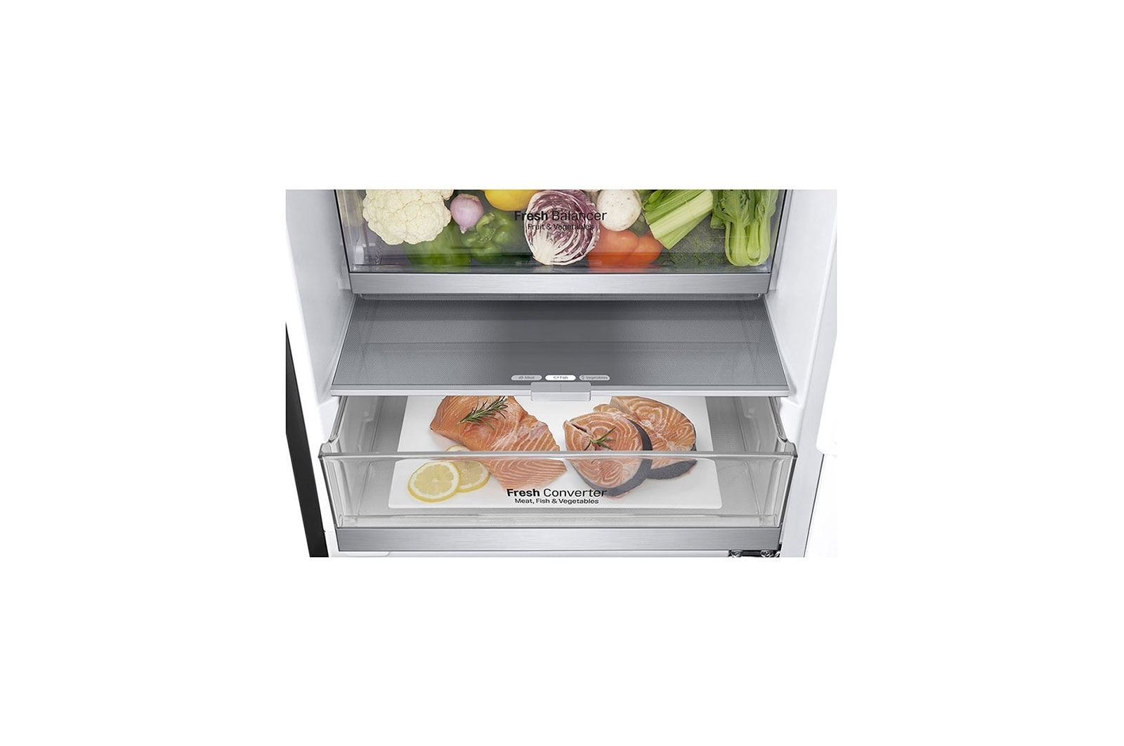 LG Lodówko-zamrażarka LG V+ | grafit mat | 2,03m | klasa A-12% |  DoorCooling+ | Półka na wino | GBB92MCB2P, GBB92MCB2P