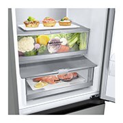 LG Lodówko-zamrażarka LG | srebrna | 1.86 m | klasa C | DoorCooling+™ |Total No Frost | ZeroClearance | 344 L | Tylko 35 dB |  GBV7180CPY, GBV7180CPY