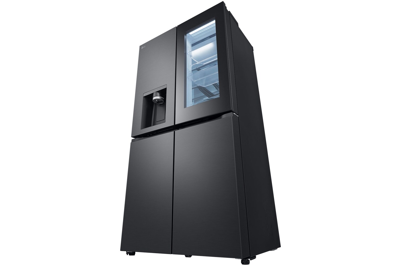 LG Lodówko-zamrażarka LG | side by side Multidoor | ciemny grafit | InstaView(tm) | 638 L | Wi-Fi | GMG960EVJE, GMG960EVJE