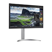 LG Monitor UHD 4K Nano IPS Black o przekątnej ekranu 27” ze współczynnikiem kontrastu 2000:1, 27UQ850-W