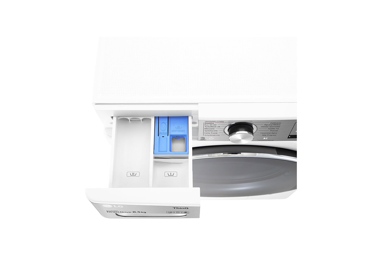 LG Pralka LG Vivace | V900 | biała | slim 8,5kg | Steam+ | 1200 rpm |TurboWash 360 | ThinQ | F2WV9S8P2E, F2WV9S8P2E