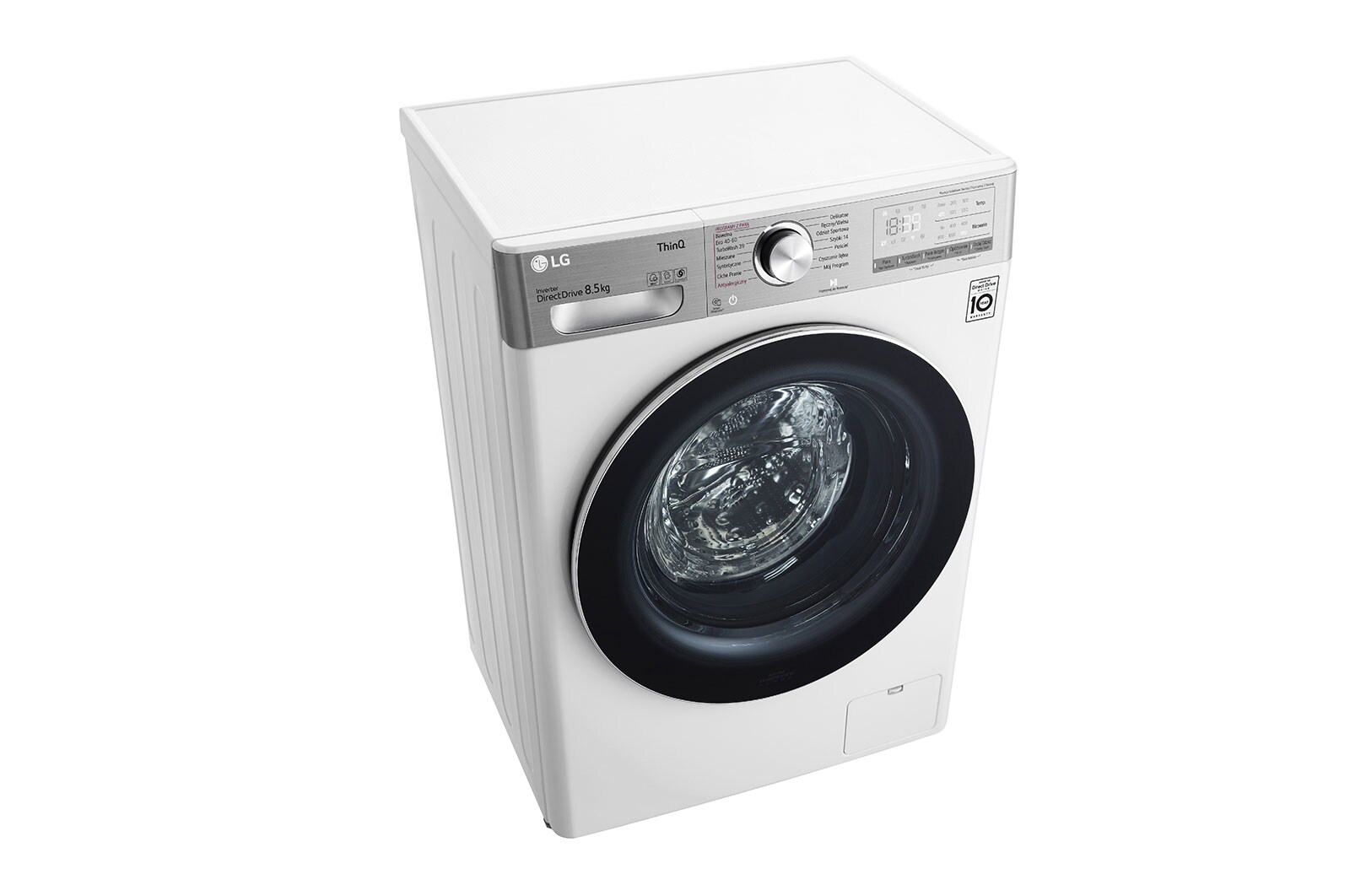 LG Pralka LG Vivace | V900 | biała | slim 8,5kg | Steam+ | 1200 rpm |TurboWash 360 | ThinQ | F2WV9S8P2E, F2WV9S8P2E