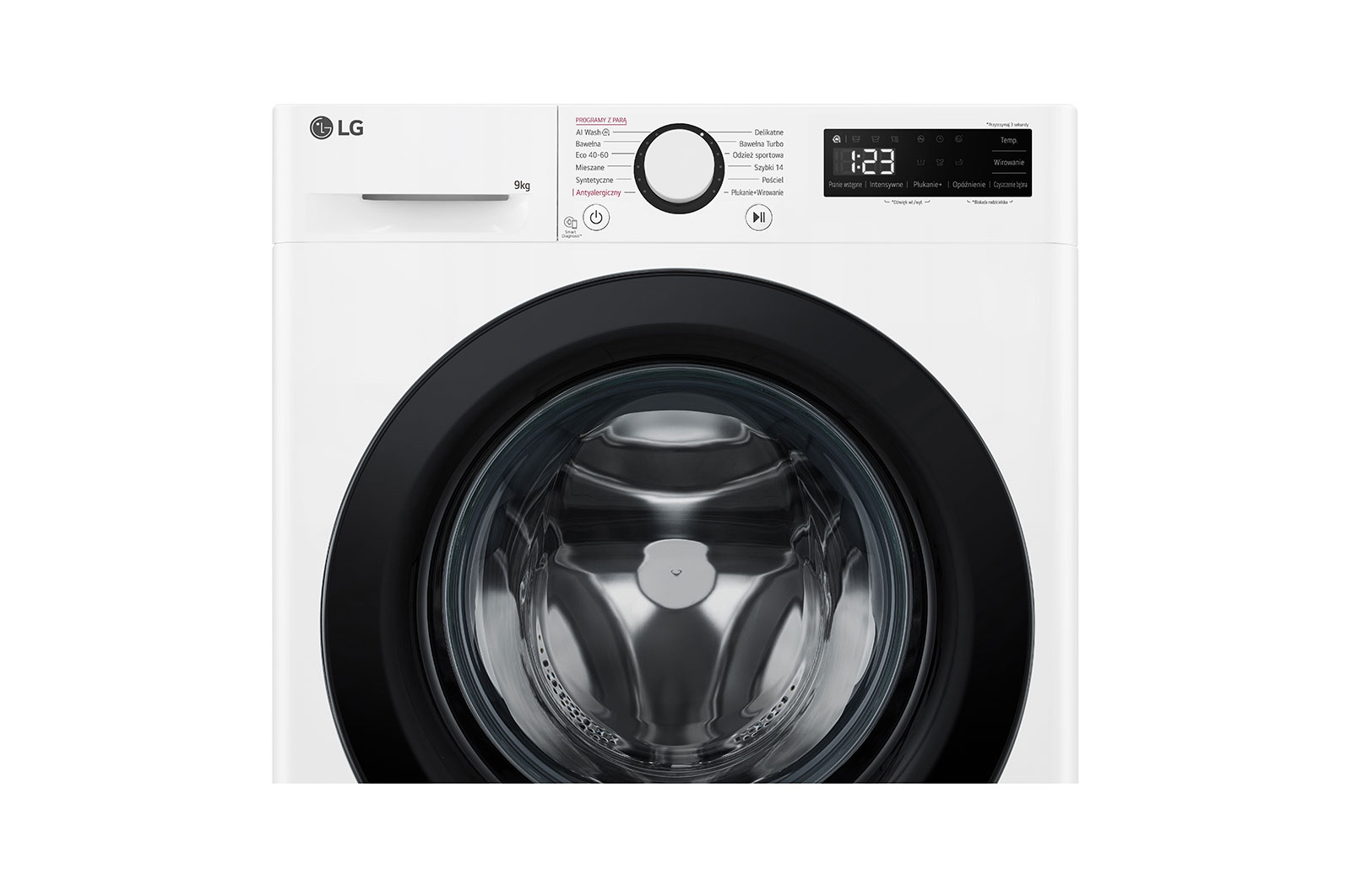 LG Pralka LG Vivace | R500PMG | biała | 9 kg | 1400 rpm | Steam | AIDD | F4W90506W, F4W90506W