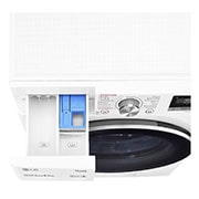 LG Pralka LG Vivace | V700 | 8,5kg | Steam | 1200 rpm | ThinQ | biała | AIDD | TurboWash 360 | F2WV7S8S1E, F2WV7S8S1E