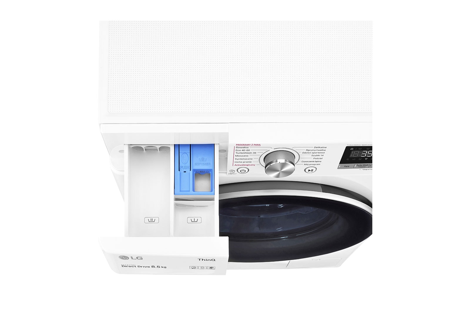 LG Pralka LG Vivace | V700 | 8,5kg | Steam | 1200 rpm | ThinQ | biała | AIDD | TurboWash 360 | F2WV7S8S1E, F2WV7S8S1E