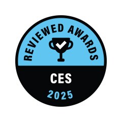 Logo Giải thưởng CES 2025 của Reviewed.
