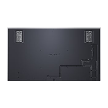 Vista de trás da TV LG OLED evo G5 4K com AI.