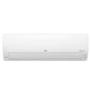Images of indoor and outdoor AC units.