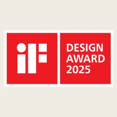 Logótipo de vencedor do iF Design Award 2025