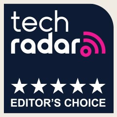 Logótipo do prémio TechRadar 2025