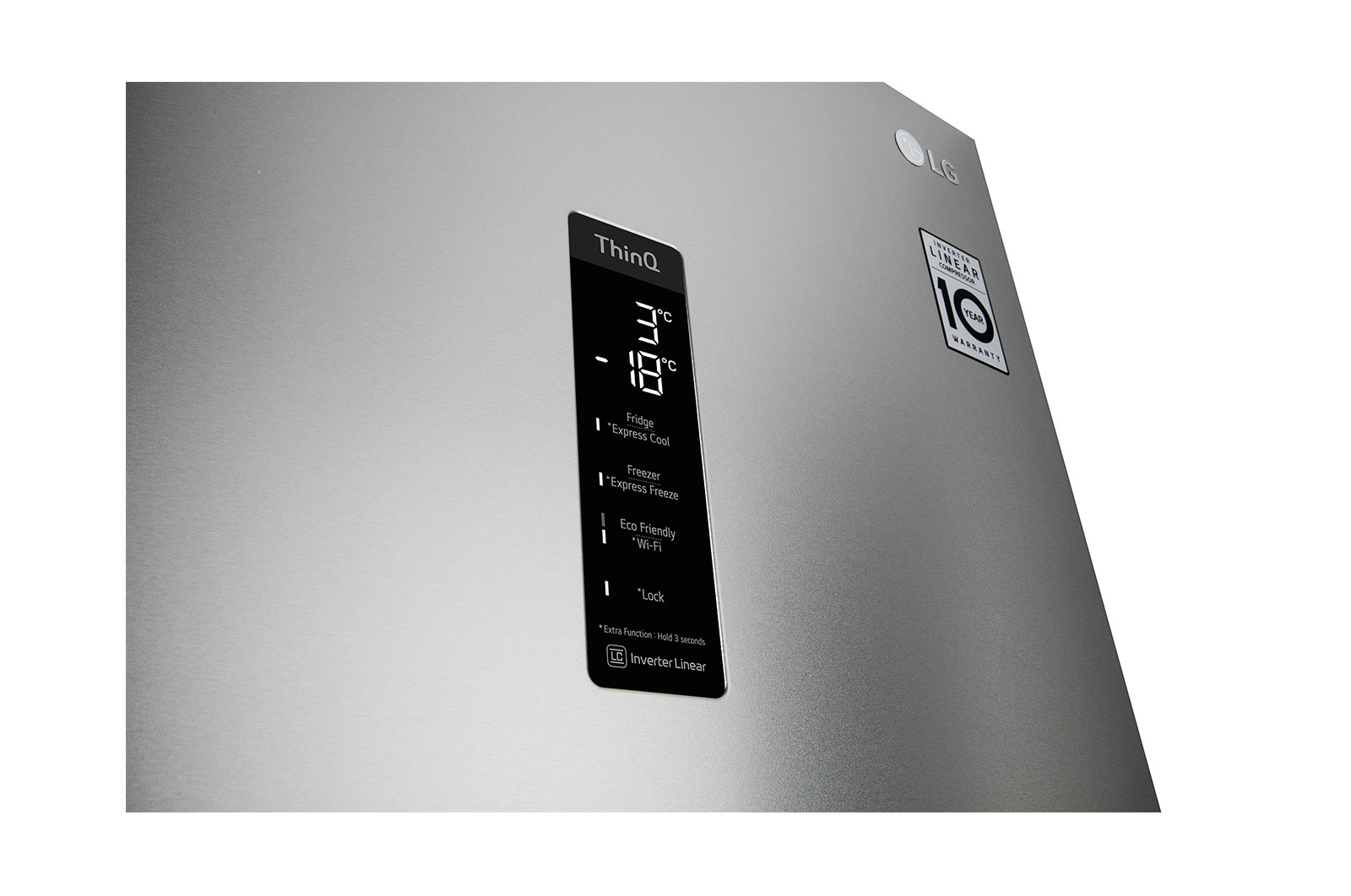 LG Frigorífico Combinado | 384 L | Etiqueta energética B | 2,03 m | DoorCooLing+™ | FRESHConverter™ | FRESHBaLancer™ | Wi-Fi, GBB72MBUBN