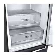 LG Combinado LG GBB92MCACP, 384 litros, eficiência energética C, 2,03 m, Door Cooling+™, Wi-Fi, Matte Black, GBB92MCACP