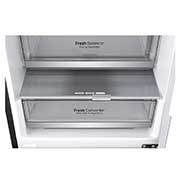 LG Combinado LG GBB92MCACP, 384 litros, eficiência energética C, 2,03 m, Door Cooling+™, Wi-Fi, Matte Black, GBB92MCACP
