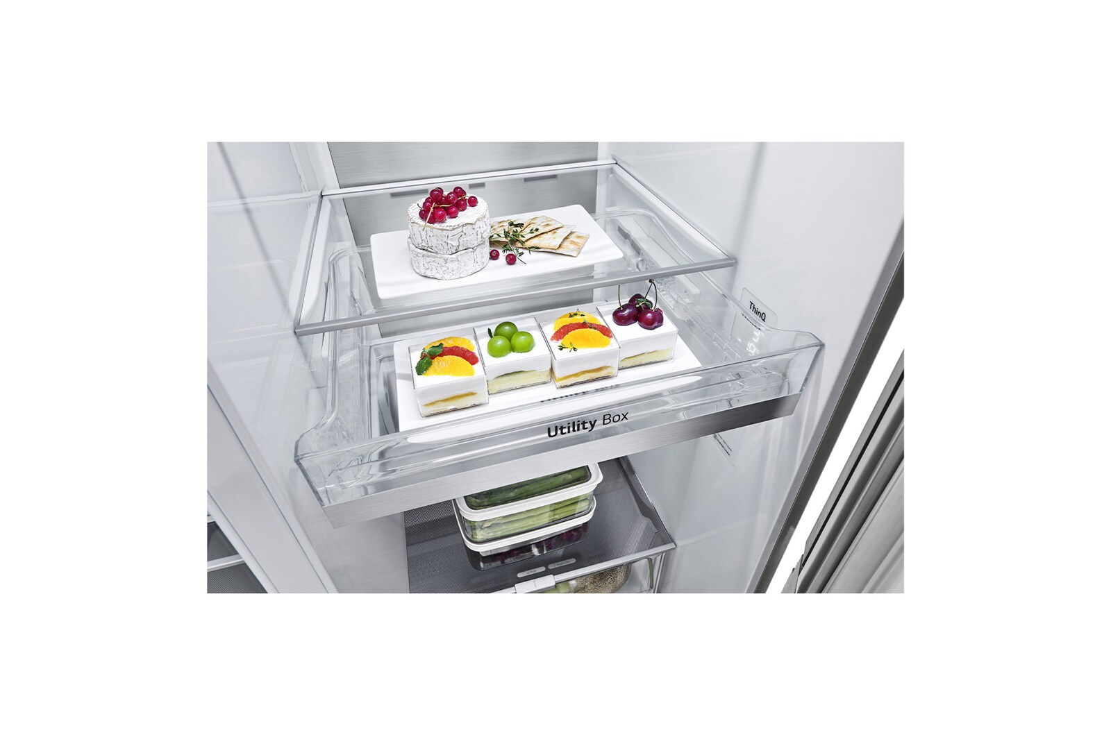 LG Frigorífico Americano | 635 L | Etiqueta energética E | InstaView™ | Door-in-Door™ | DoorCooLing+™ | Craft Ice™ | UVnano™, GSXV90BSDE