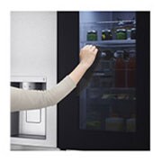 LG Frigorífico Americano | 635 L | Etiqueta energética E | InstaView™ | Door-in-Door™ | DoorCooLing+™ | Dispensador sem canaLização | UVnano™, GSXV91MBAE