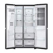 LG Frigorífico Americano | 635 L | Etiqueta energética E | InstaView™ | Door-in-Door™ | DoorCooLing+™ | Dispensador sem canaLização | UVnano™, GSXV91MCAE