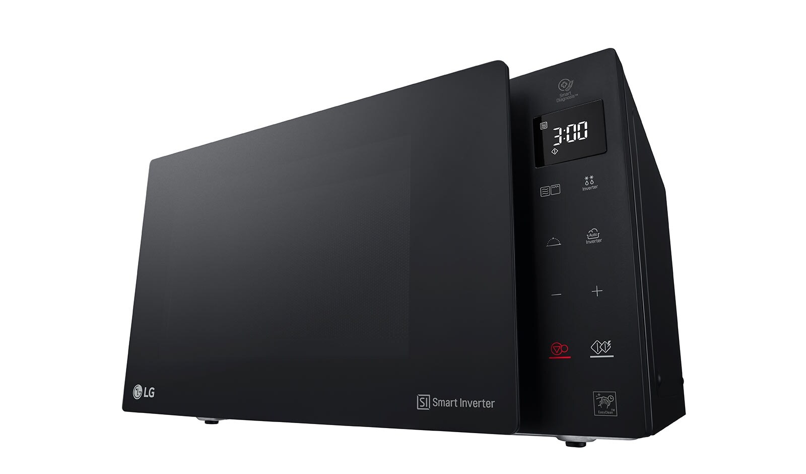 LG Micro-ondas com grill LG NeoChef™ MH6535GDS, 25 litros, 1000 W, Smart Inverter, EasyClean™, preto, MH6535GDS