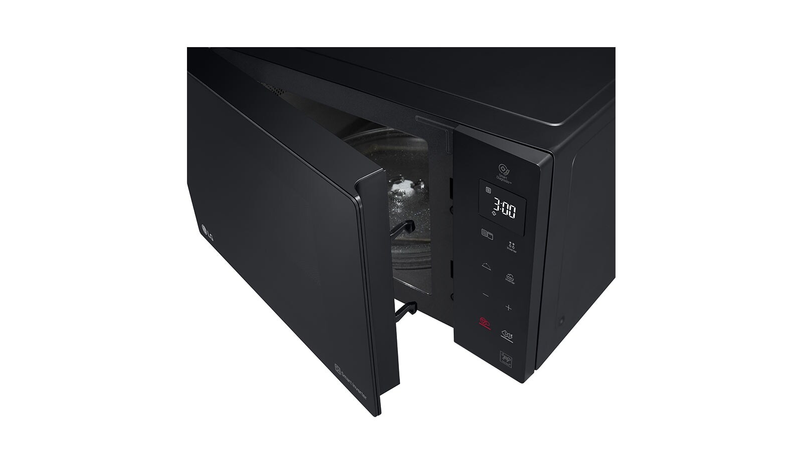 LG Micro-ondas com grill LG NeoChef™ MH6535GDS, 25 litros, 1000 W, Smart Inverter, EasyClean™, preto, MH6535GDS
