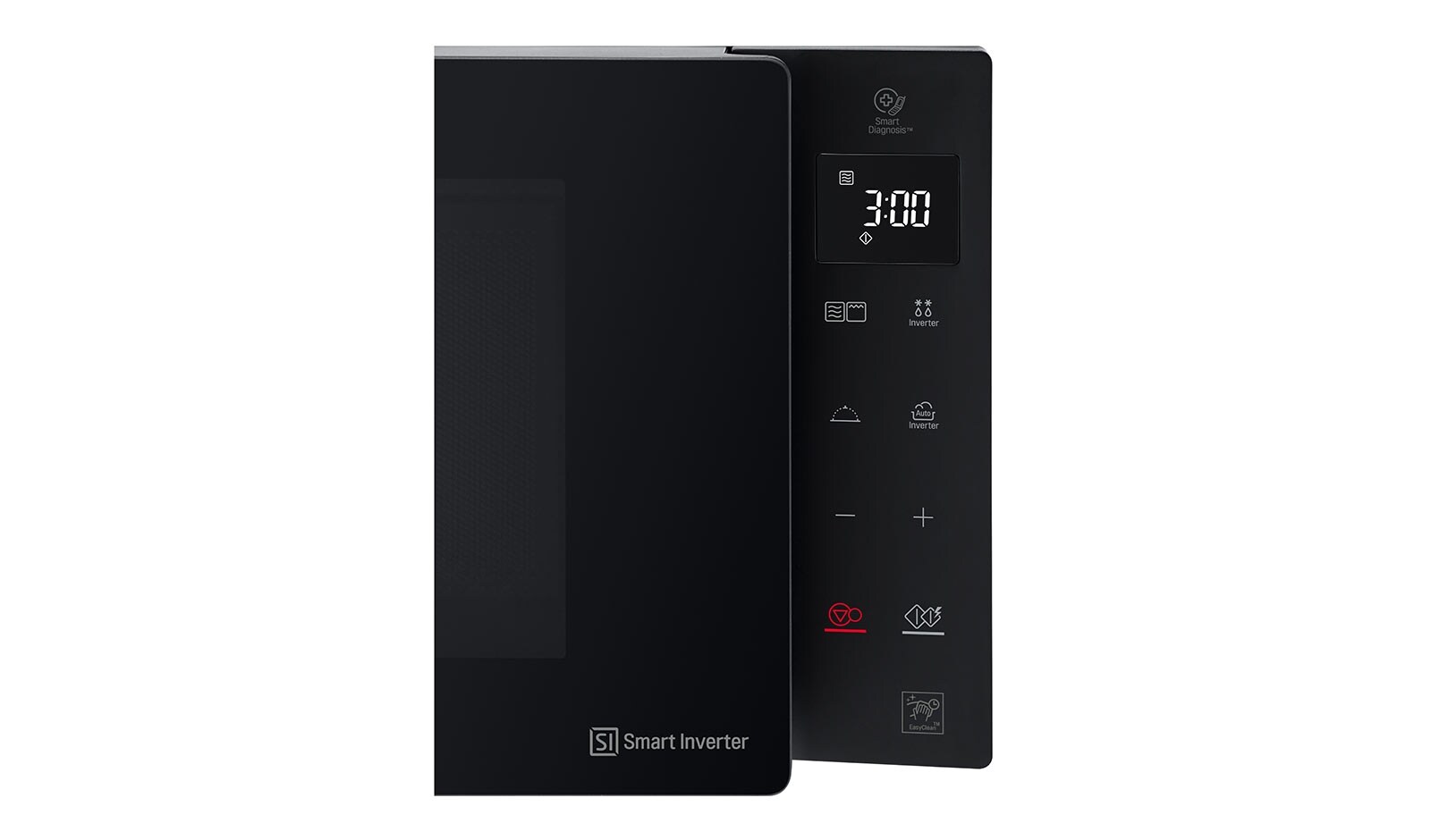 LG Micro-ondas com grill LG NeoChef™ MH6535GDS, 25 litros, 1000 W, Smart Inverter, EasyClean™, preto, MH6535GDS