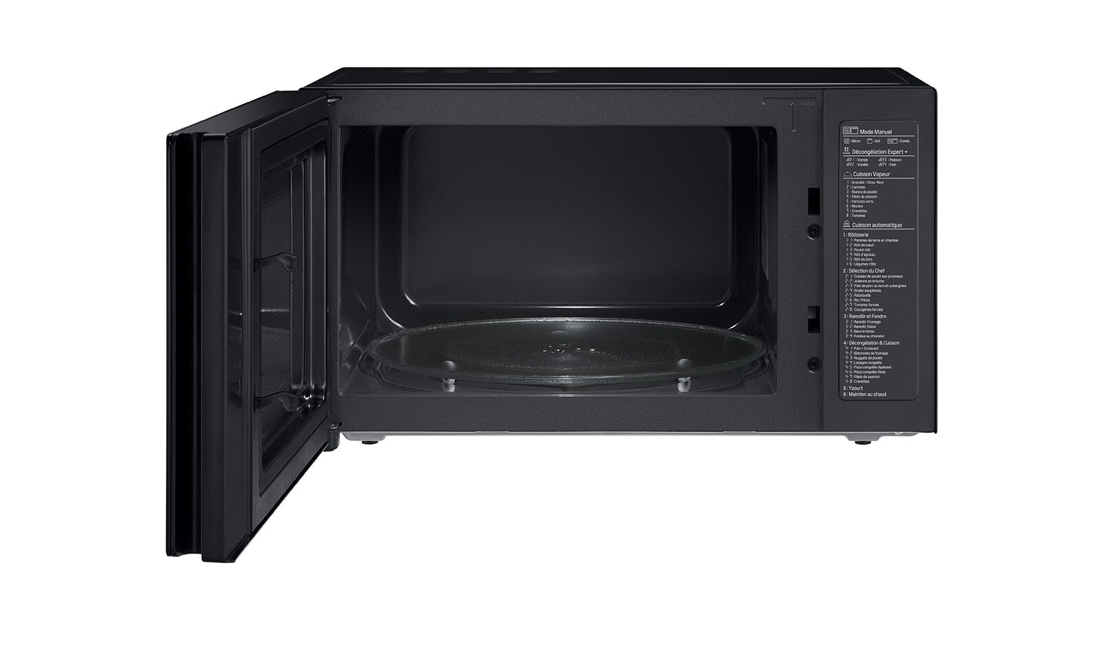 LG Micro-ondas com grill LG NeoChef™ MH7265DPS, 32 litros, 1200 W, Smart Inverter, EasyClean™, preto, MH7265DPS