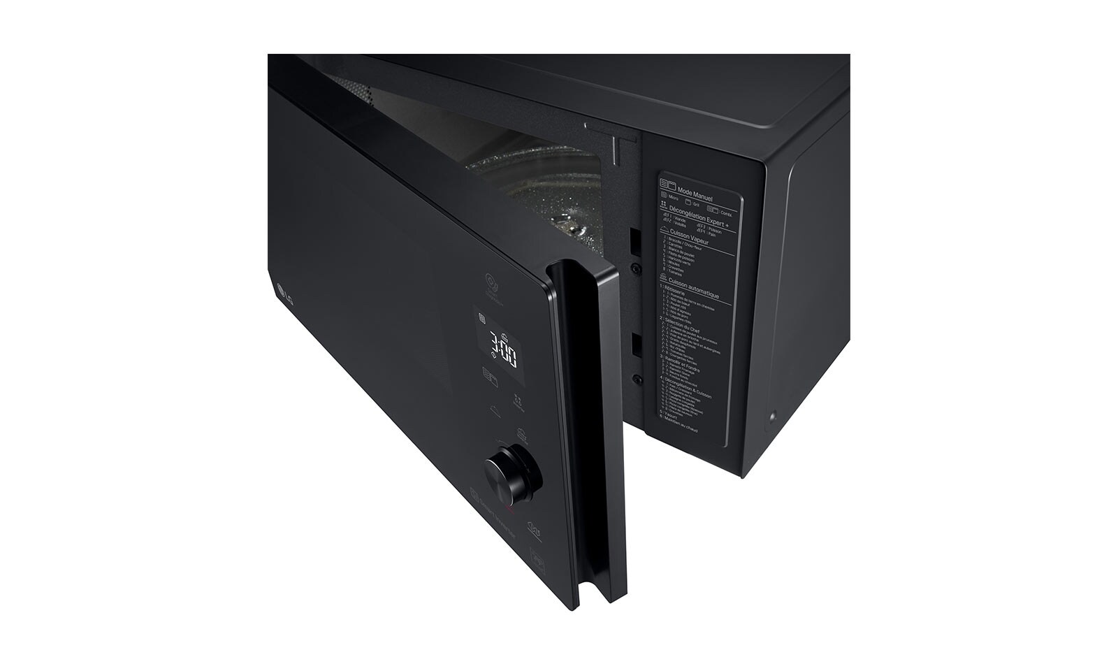 LG Micro-ondas com grill LG NeoChef™ MH7265DPS, 32 litros, 1200 W, Smart Inverter, EasyClean™, preto, MH7265DPS