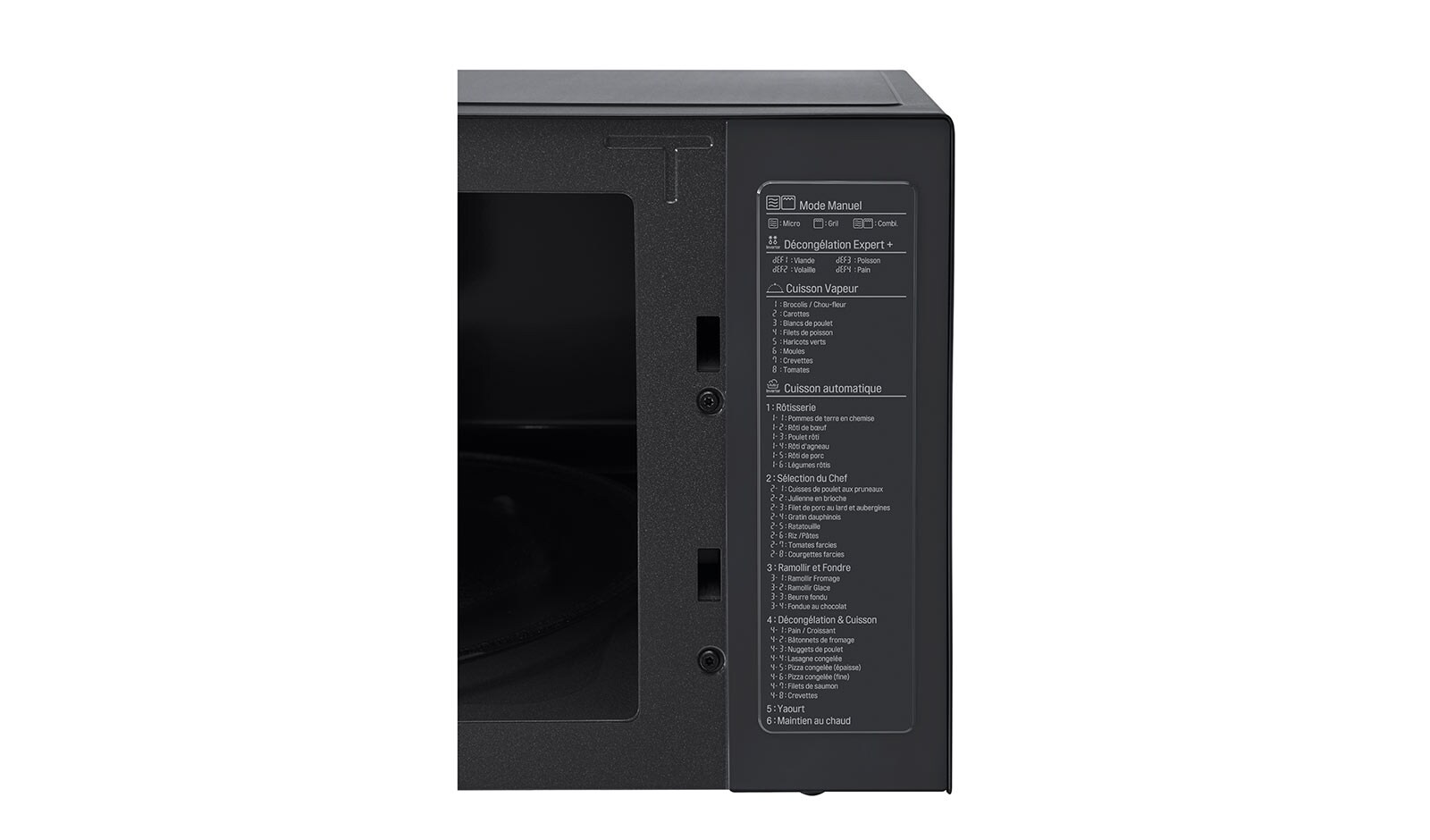 LG Micro-ondas com grill LG NeoChef™ MH7265DPS, 32 litros, 1200 W, Smart Inverter, EasyClean™, preto, MH7265DPS
