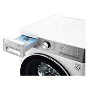 LG Máquina de lavar roupa LG F4WV9512P2W, 12 kg, eficiência energética A, 1400 r.p.m., AI DD™, Steam+™, TurboWash360™, ezDispense™, branco, F4WV9512P2W