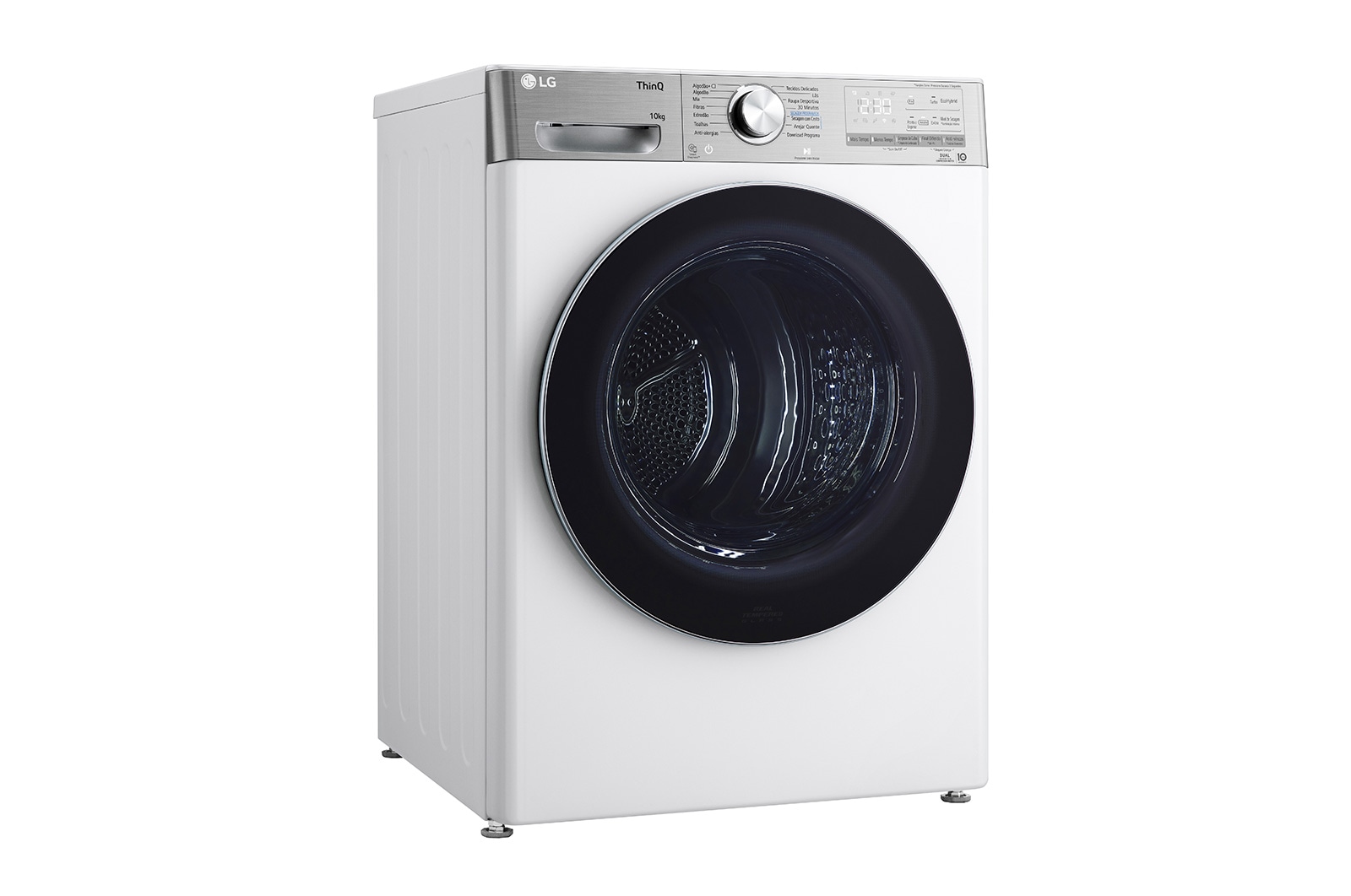 LG Máquina de secar roupa | 10 kg | Dual Inverter Heat Pump™ | Etiqueta energética A+++ | EcoHybrid™ | Limpeza automática condensador, RH10V9AV2WR