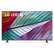 Vista frontal da TV LG UHD
