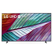 Vista frontal da TV LG UHD