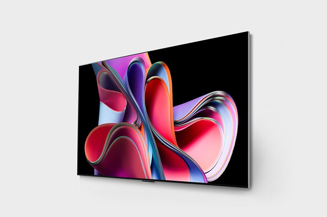 LG OLED evo TV 4K, série G3, Gallery Edition, Processador α9 Gen6 4K AI, webOS 23, OLED77G36LA